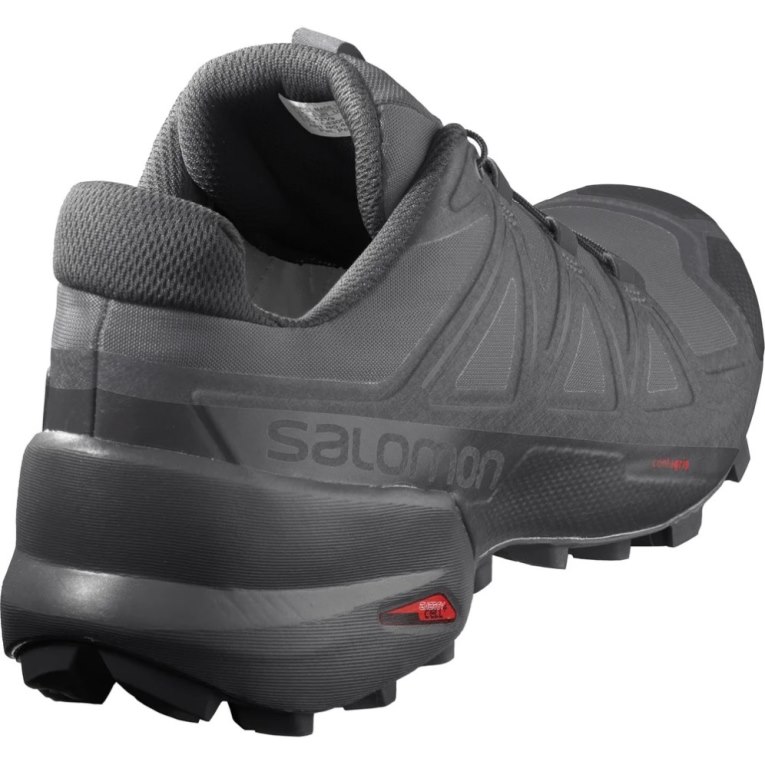 Black Salomon Speedcross 5 Men's Trail Running Shoes | IE IL4312